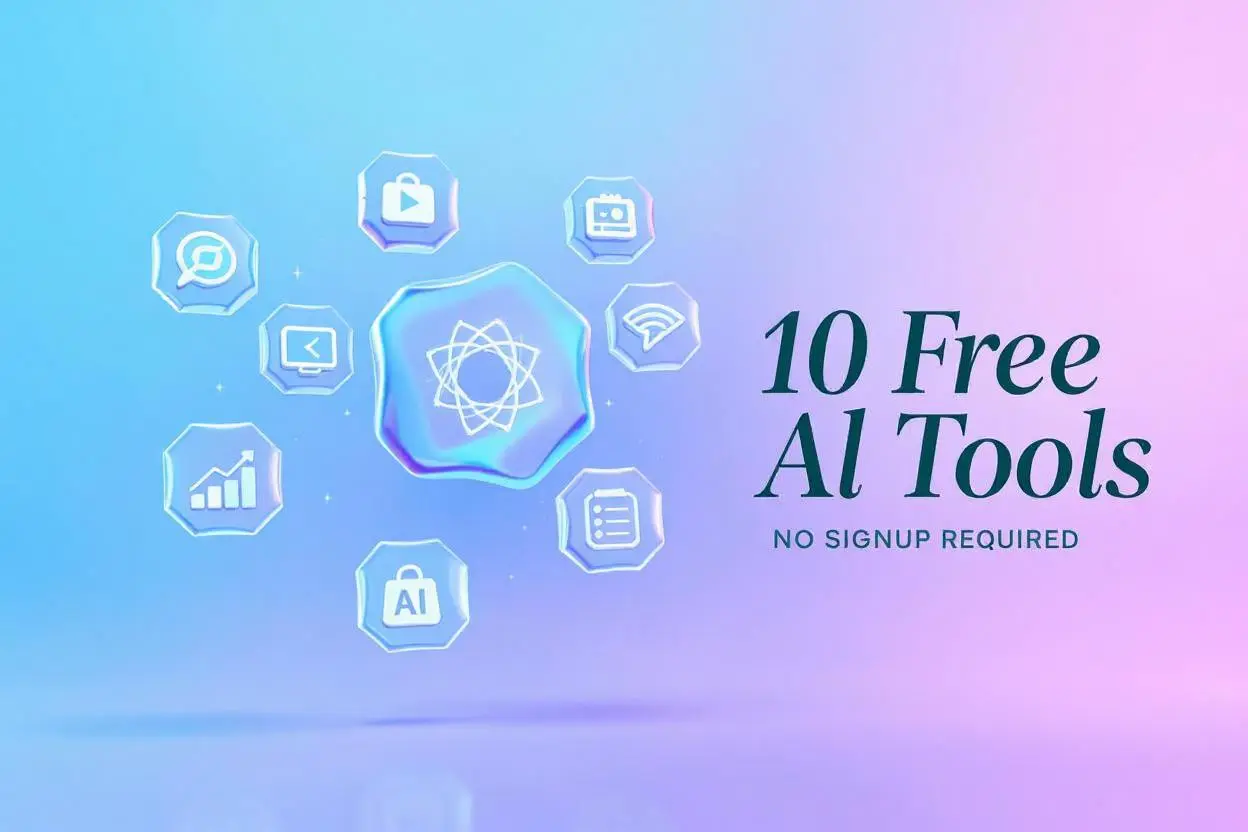 free AI tools no signup featured hero image