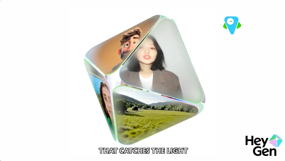 HeyGen Video Agent Beta Launch Visual Identity Prism