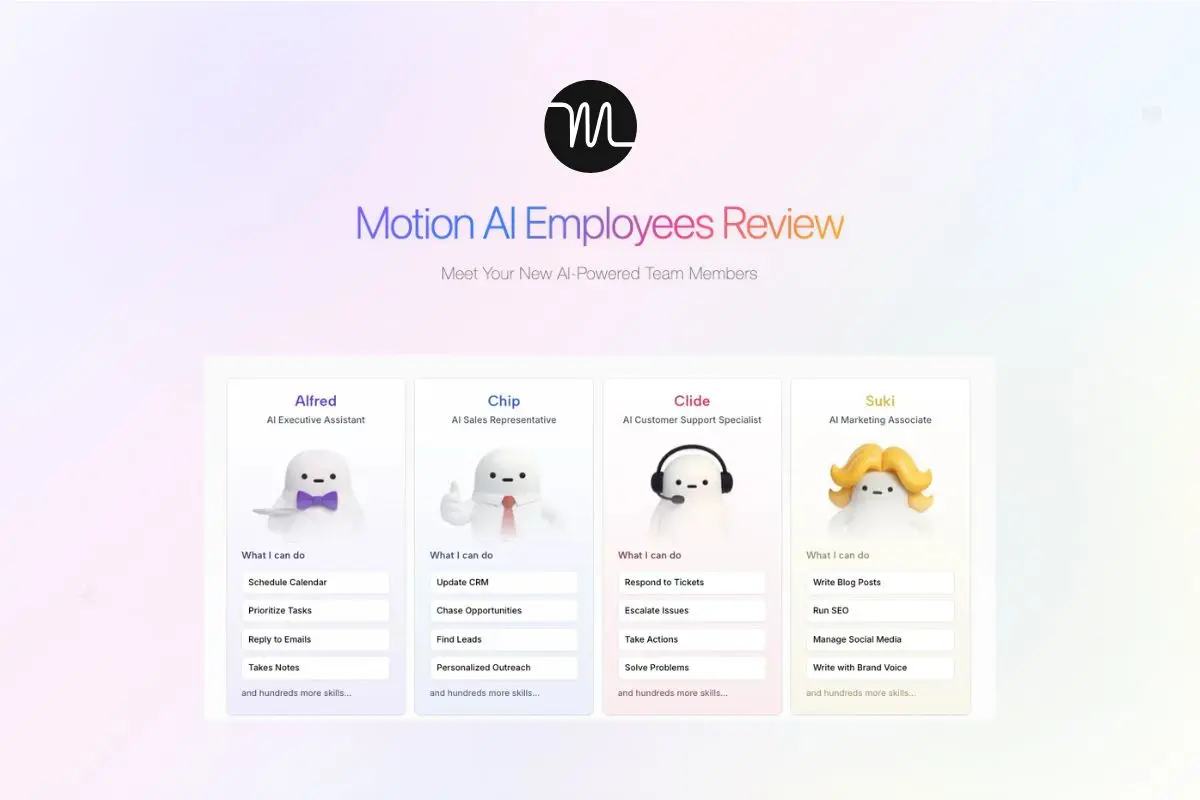 Motion AI Employees Review 2025