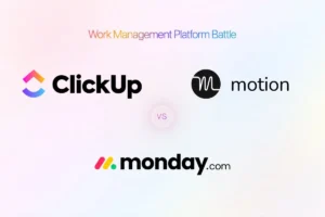 Motion vs ClickUp vs Monday.com comparison 2025: AI project management tools