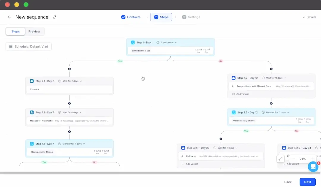Reply.io Review - Jason AI Writing Assistant Interface