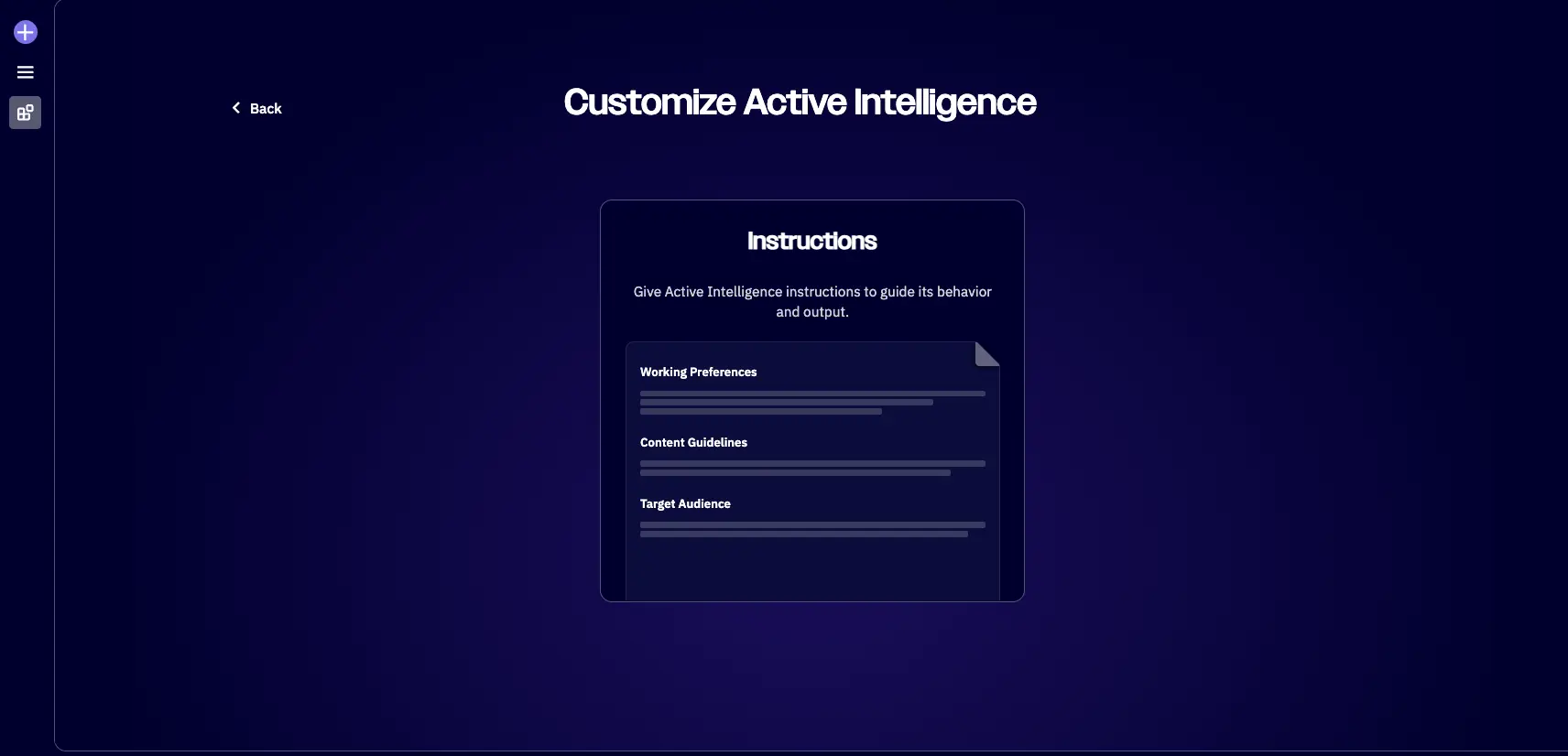 ActiveCampaign Customize Active Intelligence AI Instructions