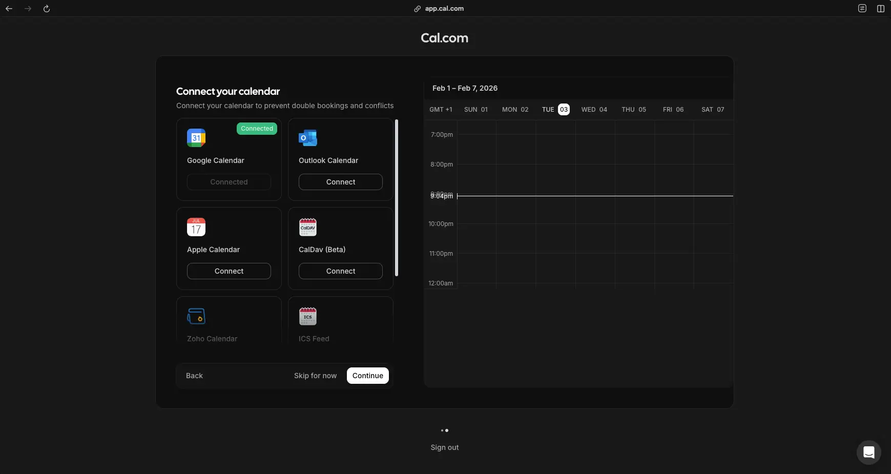 Cal.com Calendar Integrations and Sync Setup