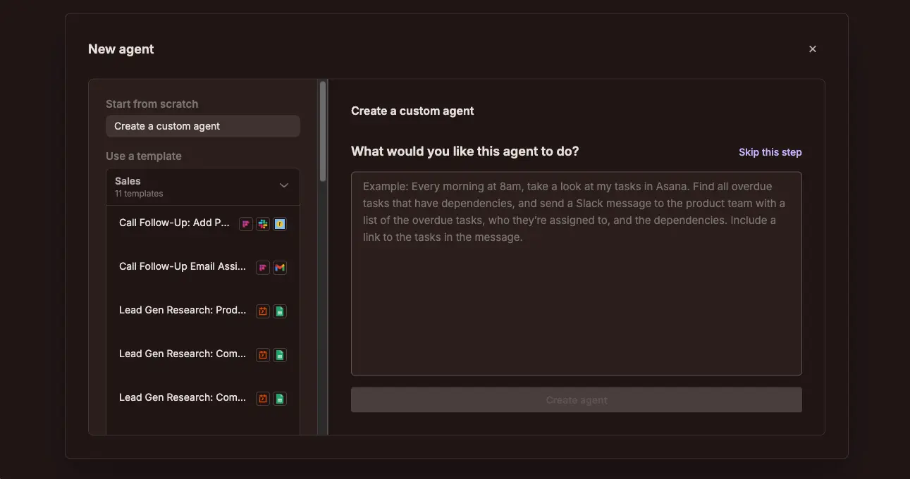 Zapier Agent Templates for Sales Automation